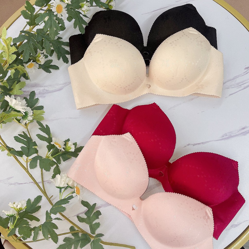 Sale OFF 60%: Áo ngực su gấm không gọng( QC01) thông hơi đệm vừa 2 -2,5 cm cao cấp | BigBuy360 - bigbuy360.vn