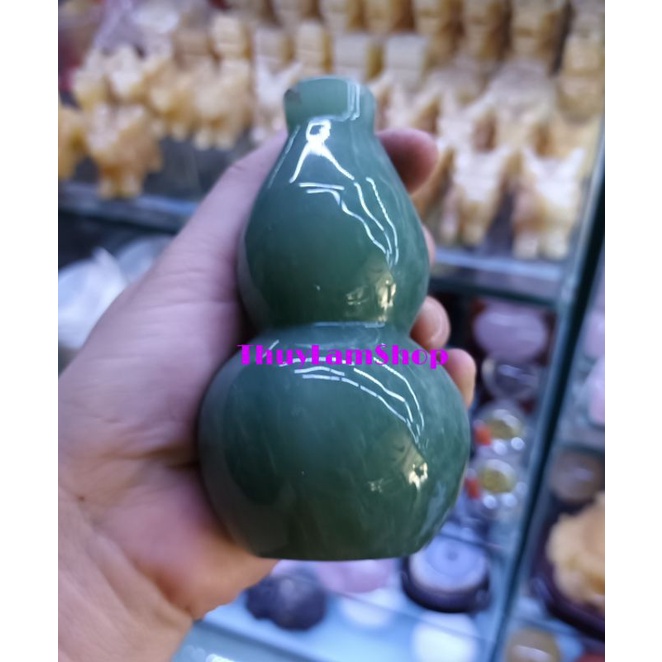 Bầu hồ lô đá phong thủy nhiều màu cầu sức khỏe, cầu may mắn