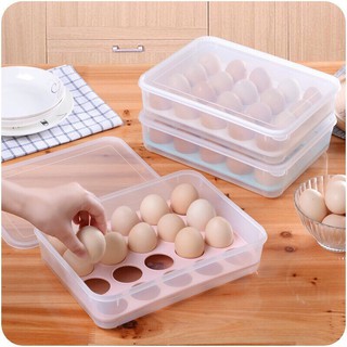 Hộp đựng trứng gà 24 quả có nắp tiện lợi