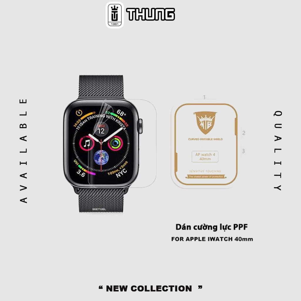 Dán mặt apple watch PPF