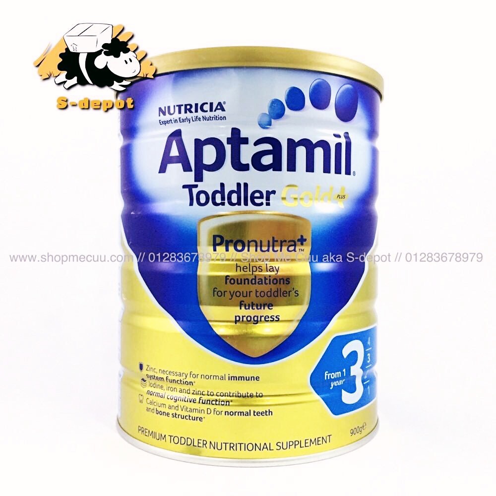 Sữa bột Aptamil Gold Plus 3 900g