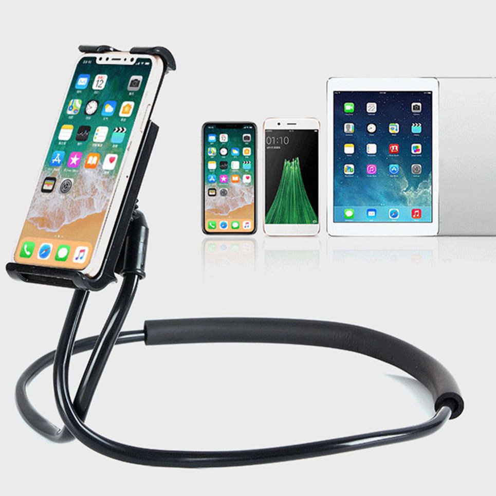 70cm Flexible Mobile Phone Holder Hanging Neck Lazy Necklace Tablet Holder