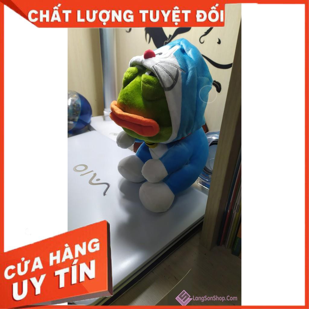 Ếch xanh pepe lai Doremon - Frog Pepe