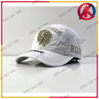 Mũ lưỡi trai thổ dân trắng - nón kết thổ dân trắng