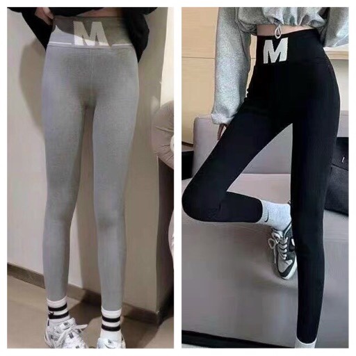 Quần legging,quần legging nữ cao cấp dáng dài cạp cao giữ nhiệt thun ôm bó vải dày dặn từ 40 - 55kg