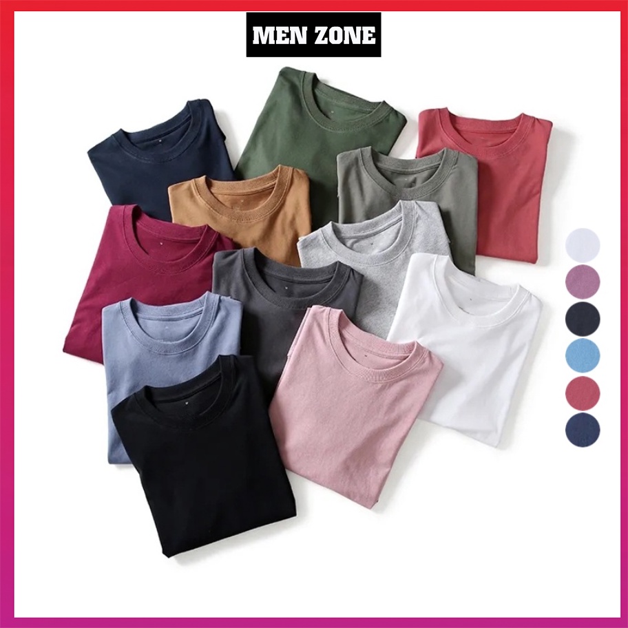 Áo Thun Trơn Màu Basic Unisex Nam Nữ Chất Vải Đẹp, Áo Phông Trơn [APU]