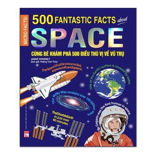 Sách -Micro Facts! Cùng Bé Khám Phá 500 Điều Thú Vị Về Vũ Trụ (màu đẹp)