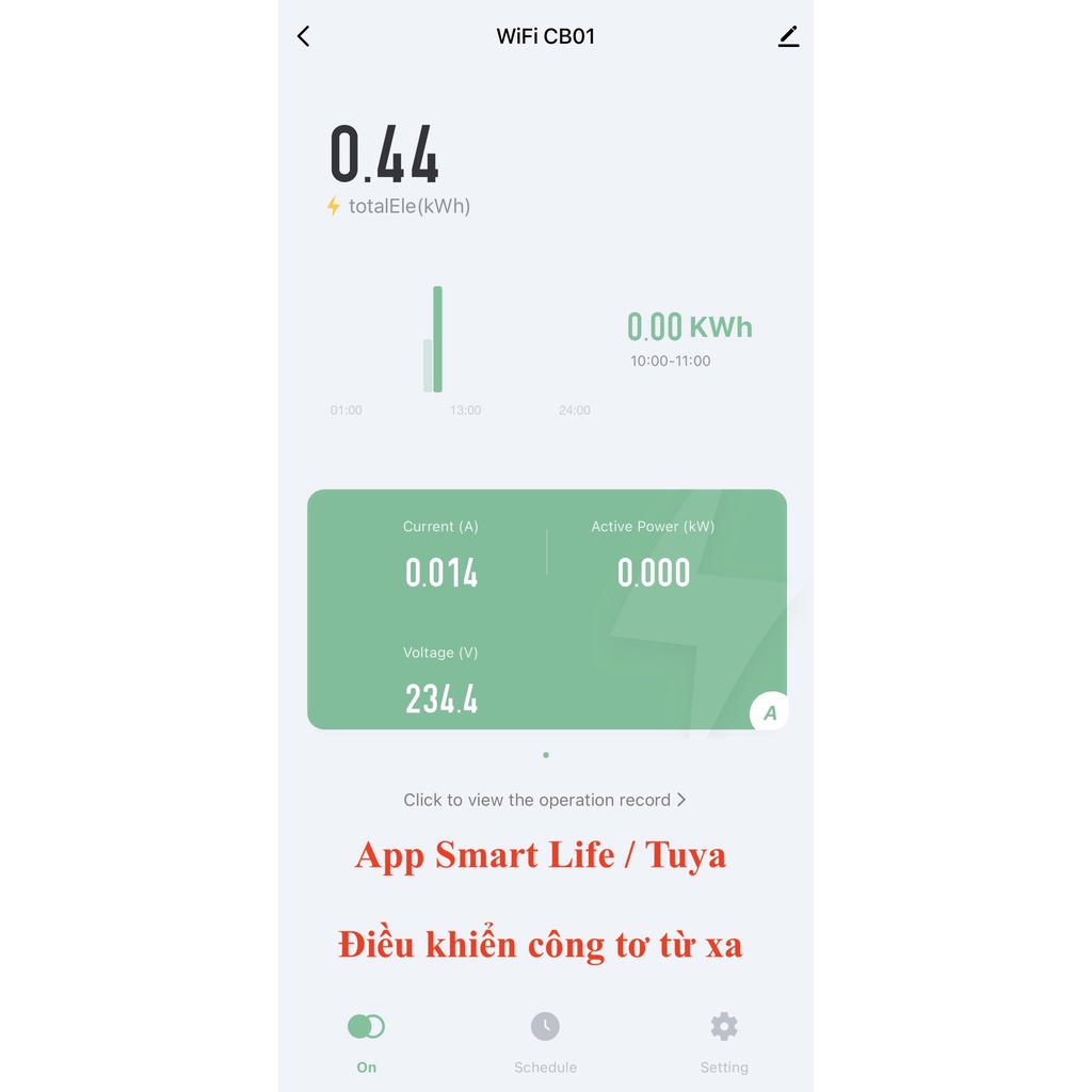 Công tơ điện / Aptomat / CB thông minh, dùng sóng Wifi / Zigbee, App Smart Life / Tuya -