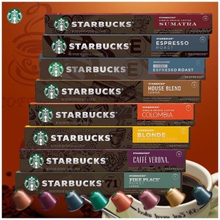 Combo 10 thanh x 10 viên nén cà phê starbucks nespresso date 09/2024-06/2025