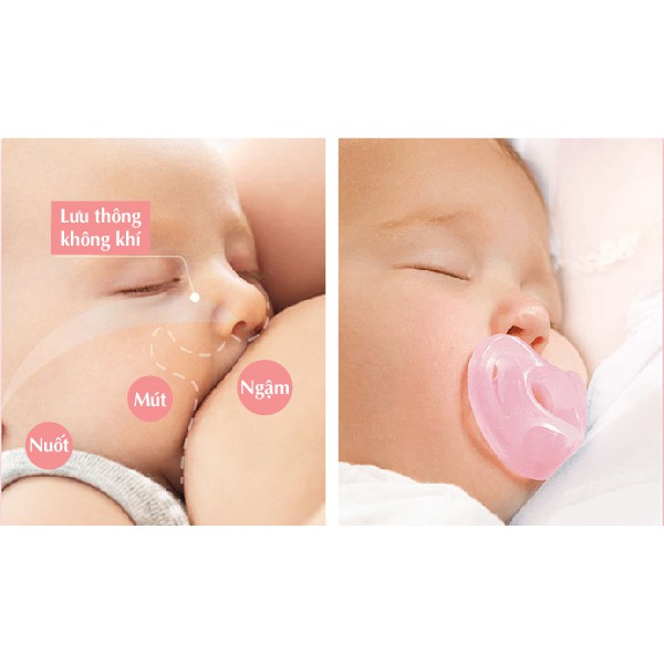 Ti Giả NUK Sensitive 100% Silicone Nguyên Khối ( Có Hộp )