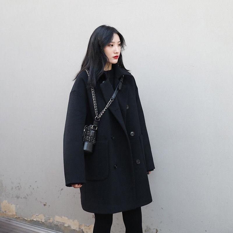 Áo Dạ Dáng Dài Ulzzang Cho Các Bạn Nữ