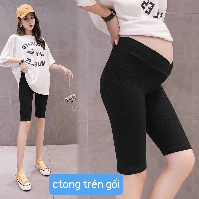 quần bầu ngố trên gối , cạp chéo,chất cottong mềm mịn mặc co giãn thoải mái
