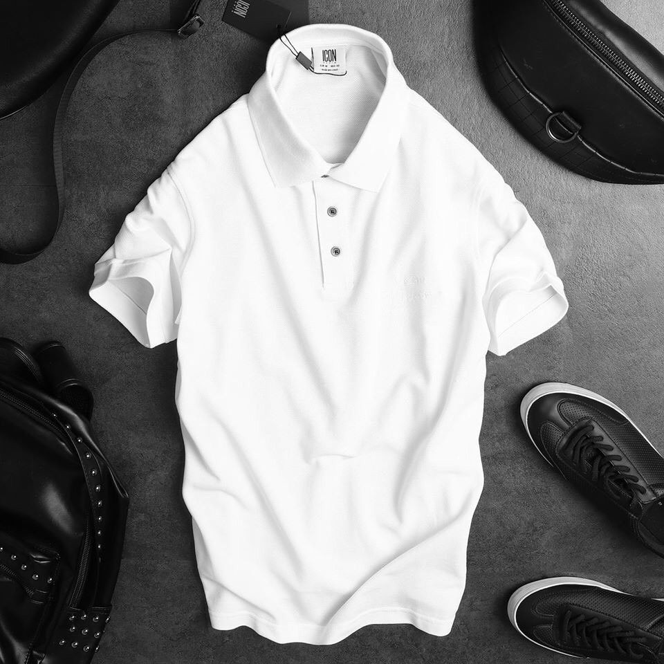 Áo thun polo nam cổ bẻ mã POLO IC TRƠN CAO CẤP - chất thun cotton 100% co giãn | BigBuy360 - bigbuy360.vn