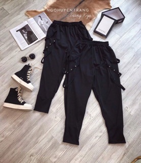 Quần bomber nữ phối dây