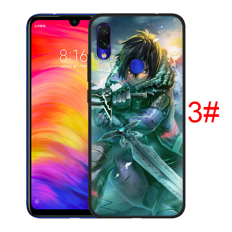 Ốp Lưng Tpu Họa Tiết Hoạt Hình Sword Art Online Thời Trang Cho Xiaomi Mi 8 9 10 A1 A2 A3 Lite Pro F1 5x 6x Note 10