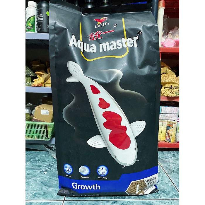 THỨC ĂN CÁ KOI AQUAMASTER GROWTH ĐÀI LOAN CHIẾT BAO 5KG