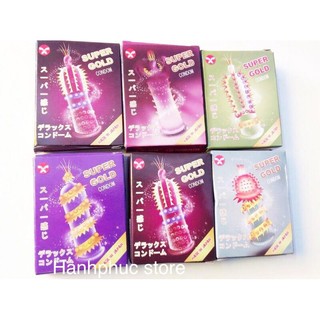 Freeship Bộ 3 hộp Bao cao su Super Gold