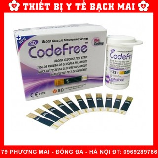 [Hộp 50] Que Thử Đường Huyết SD Code Free [Hàn Quốc]