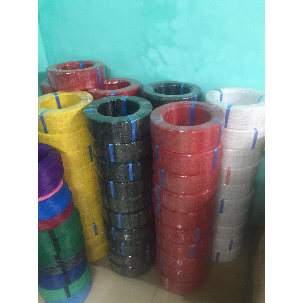 Dây điện nhật 0.3 (100m+) +chuyên cho điện Ô Tô. LED. Q/ cáo ( đủ màu sắc)