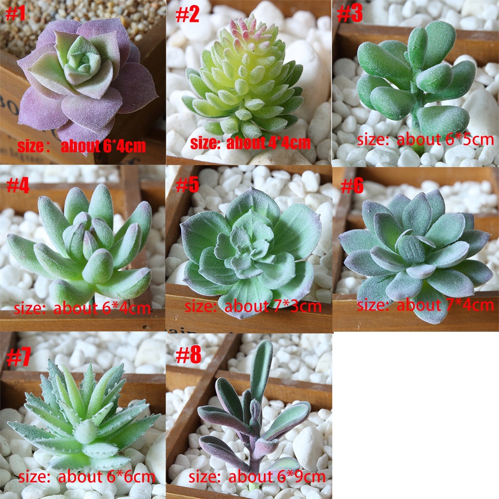 Chậu Cây Giả Mini Dễ Thương Dùng Trang Trí Bàn Làm Việc