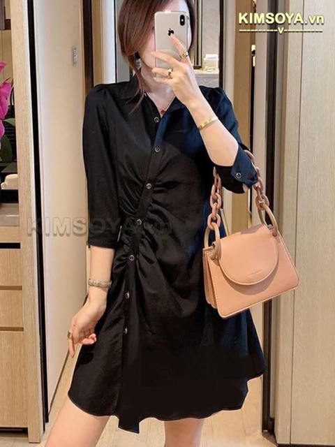 Túi xích nude size 21cm