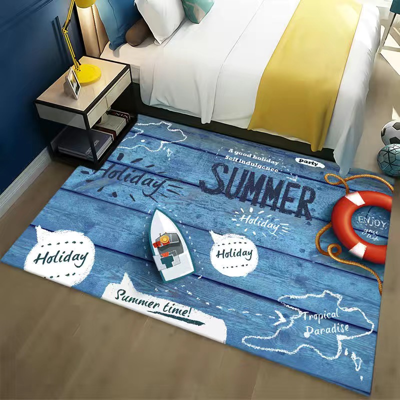 Thảm Trải Sàn Phòng Khách Hoạt Hình - Beehome- Thảm Trang Trí Kích Thước 1,4*2m