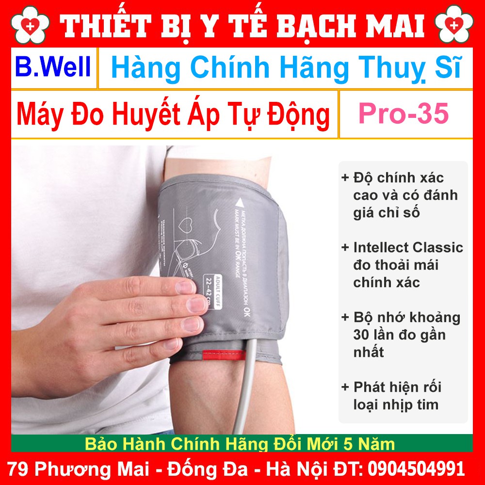 [Máy Đo Huyết Áp Chính Hãng Thuỵ Sĩ] B Well Swiss PRO-35 Bảo Hành 5 Năm