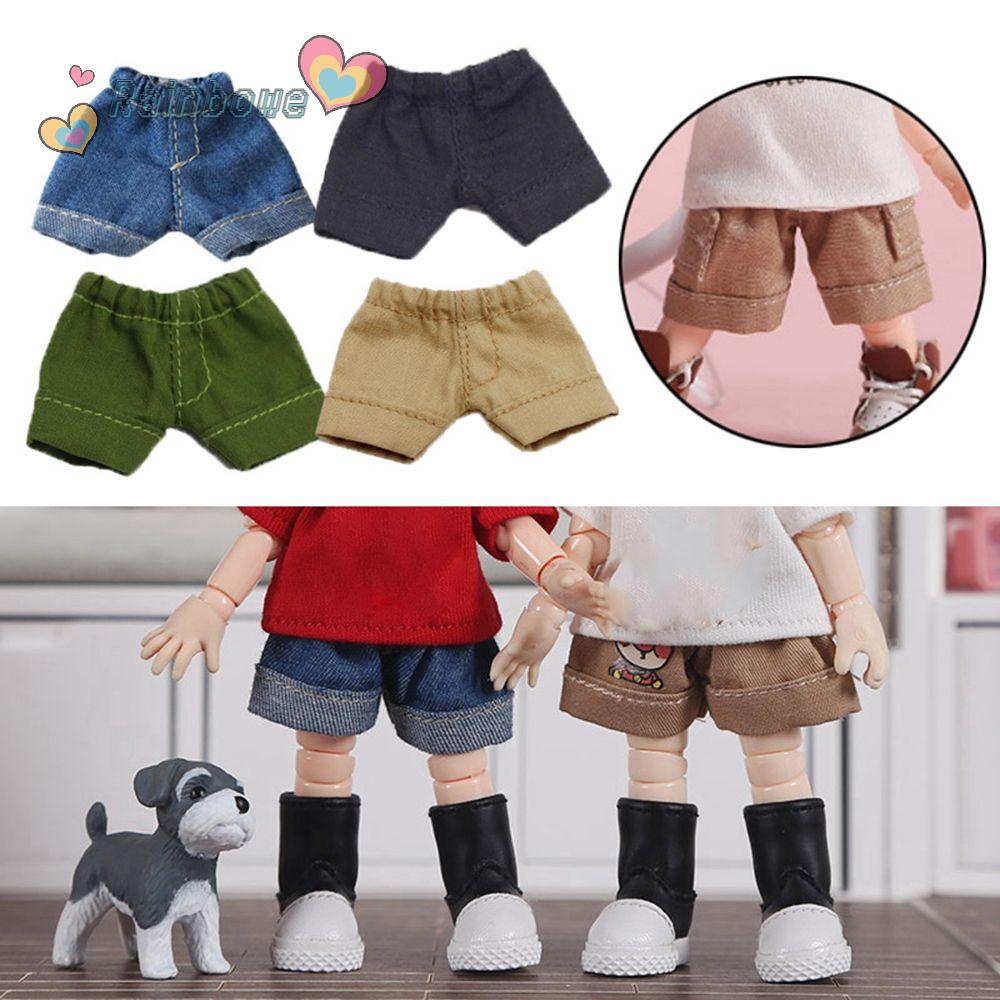 Quần short denim nhiều màu thời trang chất lượng cao cho búp bê tỉ lệ 1/11 1/12