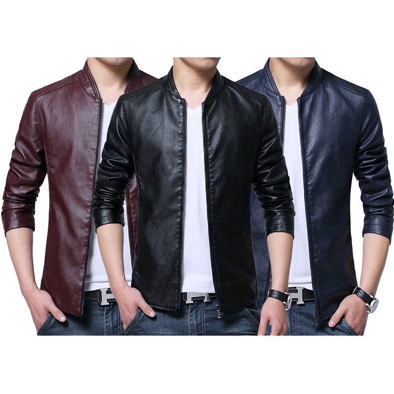 Áo khoác da nam cao cấp chất liệu da PU siêu đẹp -Hàng nhập khẩu