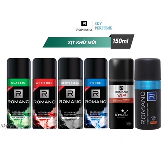 Xịt khử mùi romano 150ml