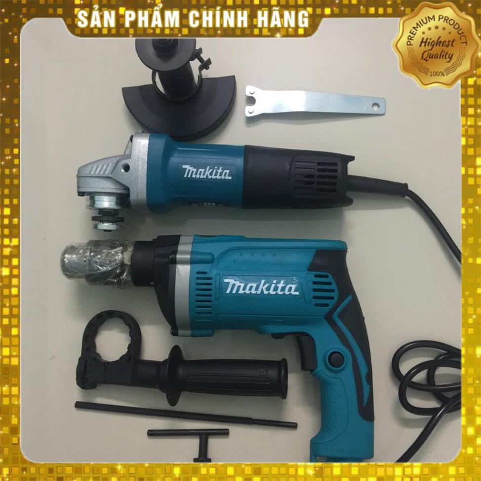 COMBO bộ máy khoan makita + mài makita bảo hành 12 tháng /