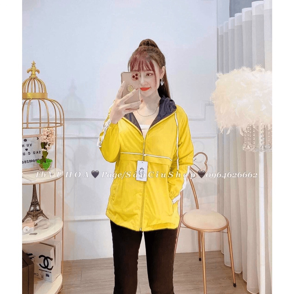 Áo khoác dù 2 lớp che mưa chống nắng cản gió cực tốt dành cho các chị em , mẫu nhiều màu cho chị em lựa chọn KOKO MI