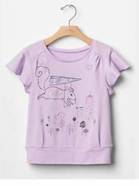 Combo 5 Áo bé gái Gapkids
