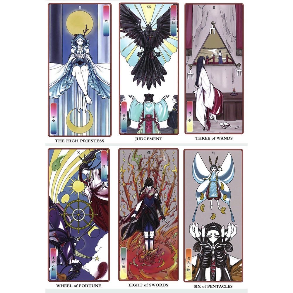 Bộ Bài Tarot Phong Cách Nhật Bản