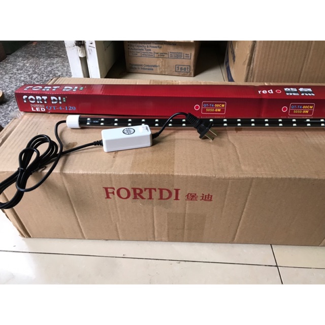 Đèn led trắng 2 hàng bóng fortdi 1m2