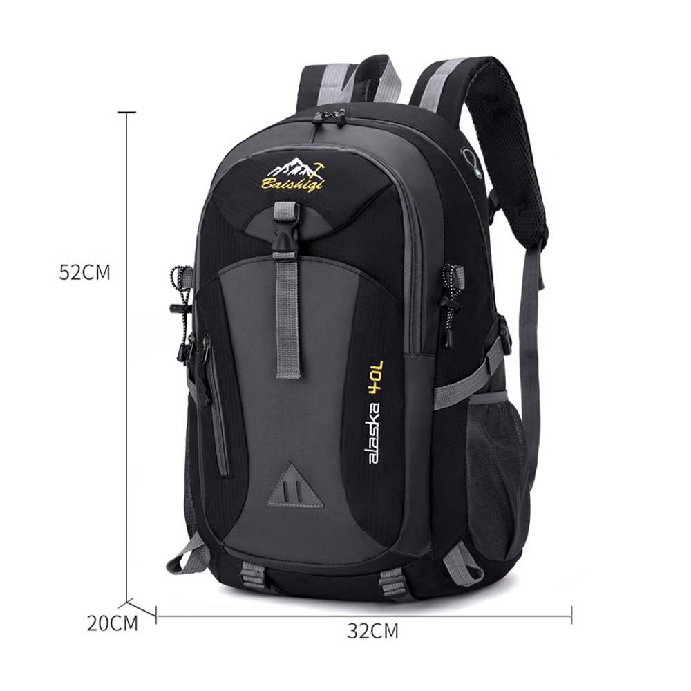 Balo du lịch dã ngoại phượt leo núi cỡ lớn Alaska 40 lít