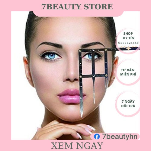 Thước Đo Tỷ Lệ Vàng, Định Hình Kẻ Khuôn, Điêu Khắc Chân Mày