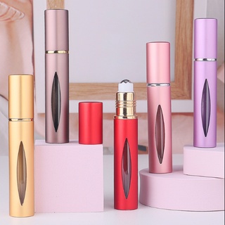 Chai=Lọ đựng Nước Hoa Vỏ Nhôm Dạng Bi Lăn Dung Tích 10ML