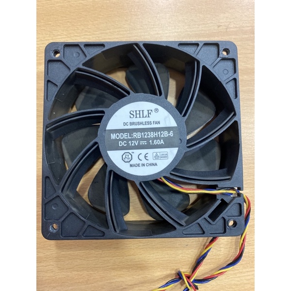 Quạt Tản Nhiệt 12x12x3,8CM, Quạt làm mát 12V 1.6A, Fan 4U 12V1.6A