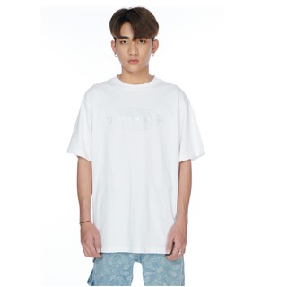 Áo thun tay ngắn cổ tròn màu trắng 5THEWAY /spider web/ NEW TEE in WHITE