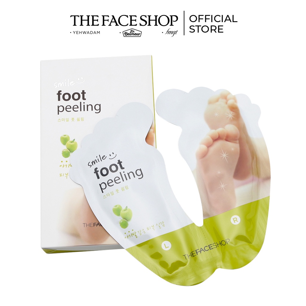 (HSD-01/12/23) Mặt Nạ Tẩy Da Chết Chân Smile Foot Peeling Mask