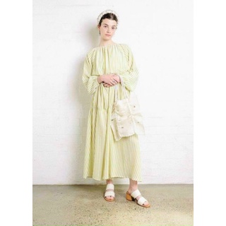 Linen Tưng Pha Bột Sọc Vàng Chanh