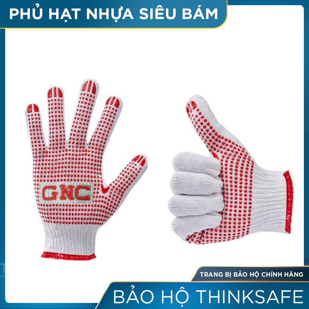 Găng tay phủ nhựa Thinksafe chống trơn trượt, chống nóng, bao tay đa dụng thao tác cơ khí xây dựng - 70g PRO-PRO