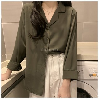 [ĐỒNG GIÁ 99K]  Áo Sơ Mi Dài Tay Vải Lụa Mềm Mịn