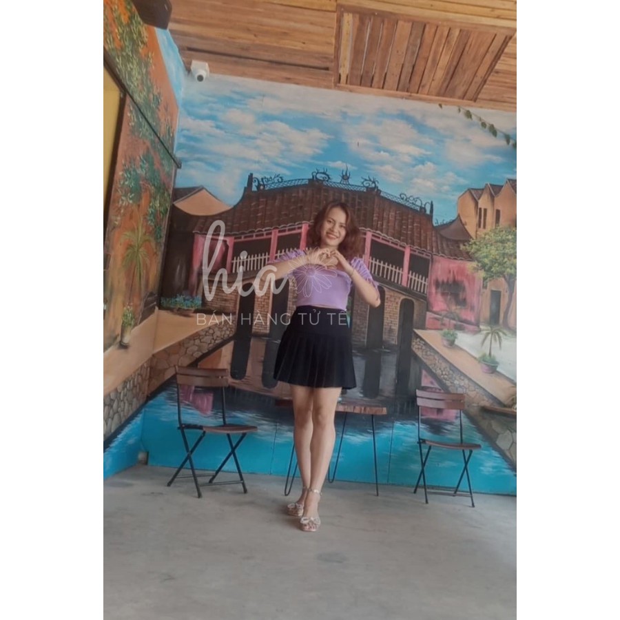 [𝗙𝗔𝗦𝗔𝗟𝗘 𝗚𝗶𝗮̉𝗺 𝟮𝟬𝗸 đ𝗼̛𝗻 𝗵𝗮̀𝗻𝗴 𝟱𝟬𝗸]Chân váy xếp ly ngắn, kiểu dáng váy xòe tennis cá tính có lớp lót trong- Hia clothing | BigBuy360 - bigbuy360.vn