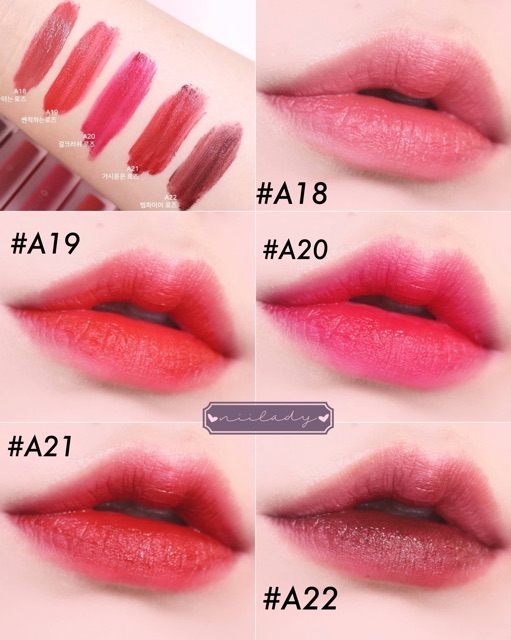 (A18 đến A37) Son Black Rouge Air Fit Velvet Tint | BigBuy360 - bigbuy360.vn