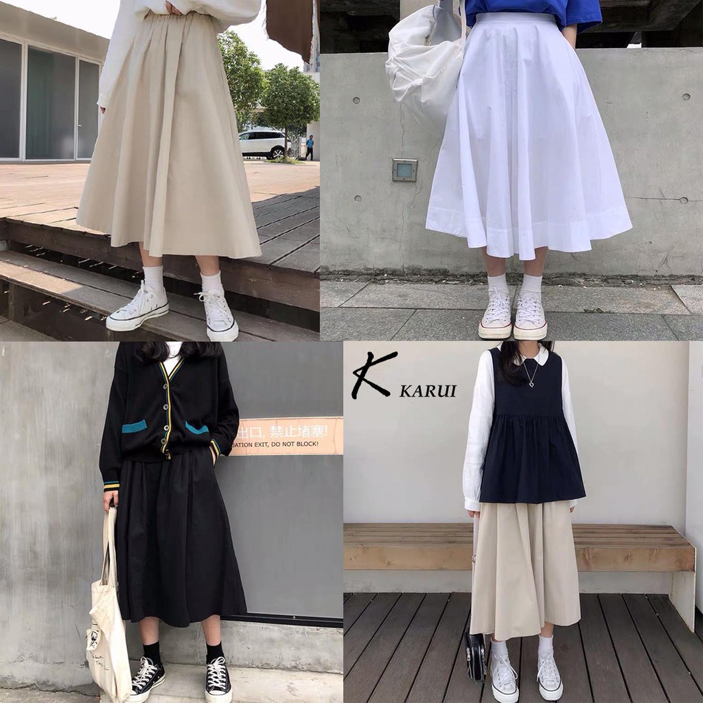 Chân váy xòe, chân váy vải thôi - CV003 | BigBuy360 - bigbuy360.vn