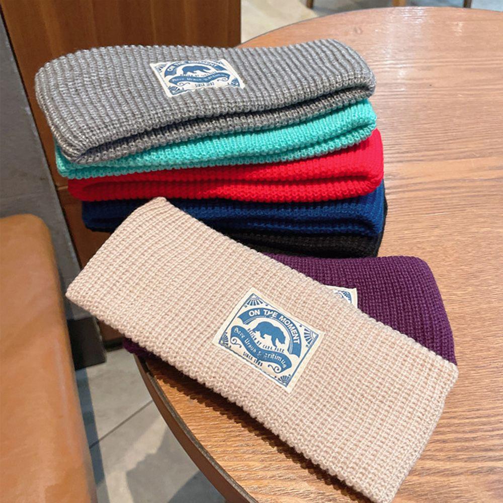 Băng Đô Dệt Kim Dày Dặn Ấm Áp Bản Rộng