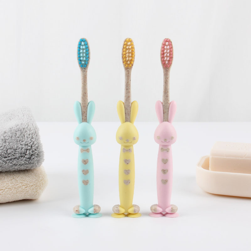 Set 3 bàn chải đánh răng sợi lông mềm mại tiện dụng cho bé