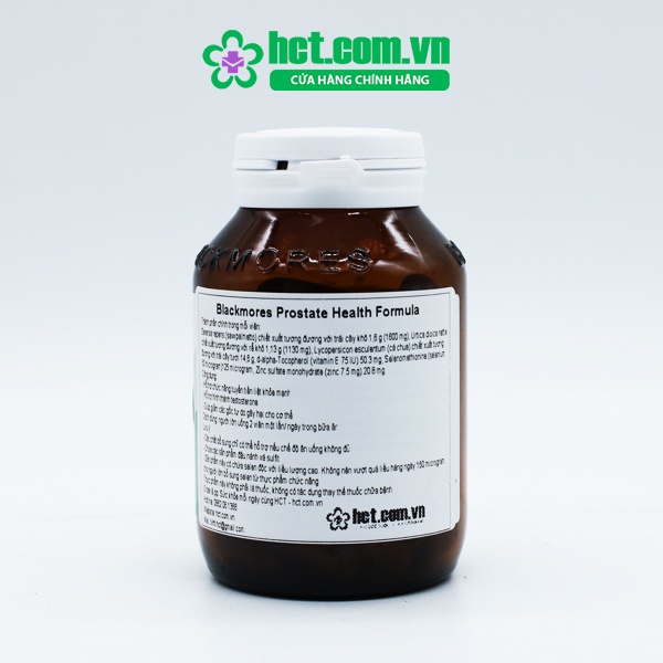 Viên Uống Blackmores Prostate Health Formula Hỗ Trợ Tuyến Tiền Liệt Lọ 60 Viên